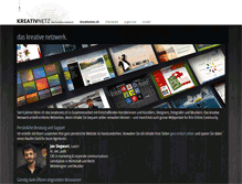 Tablet Screenshot of kreativnetz.ch